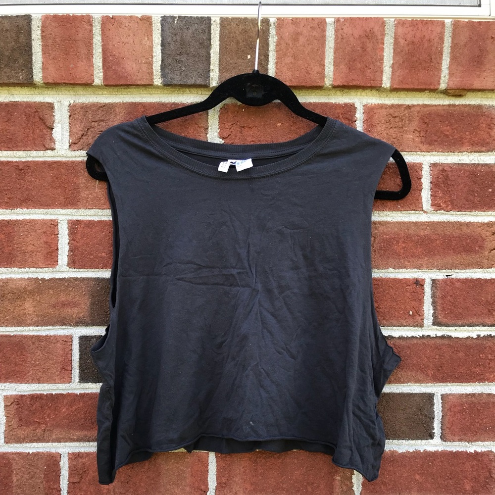 Crop top black
